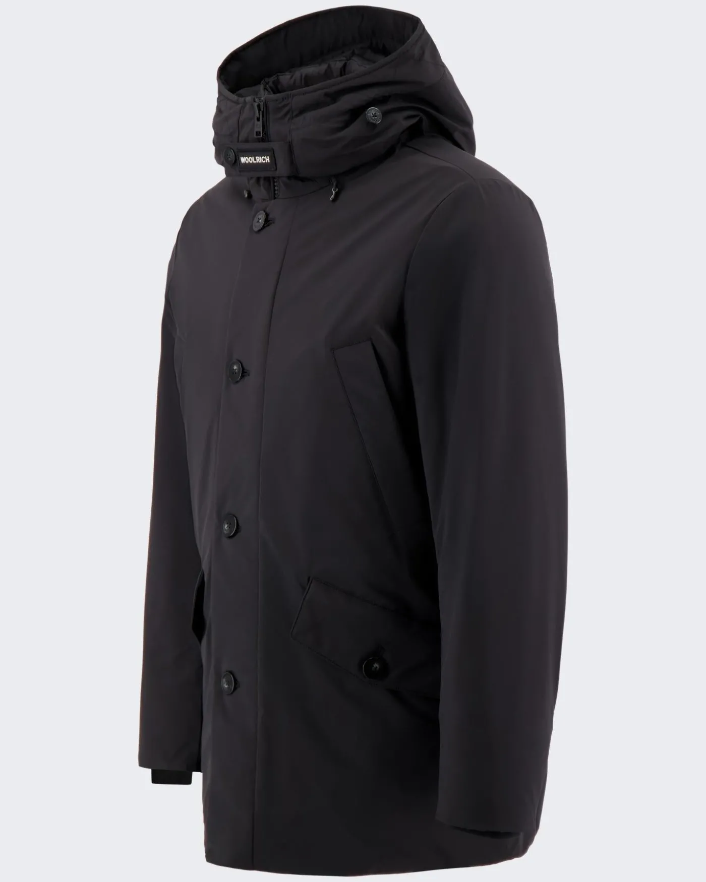 Heren Stretch Arctic Parka Zwart