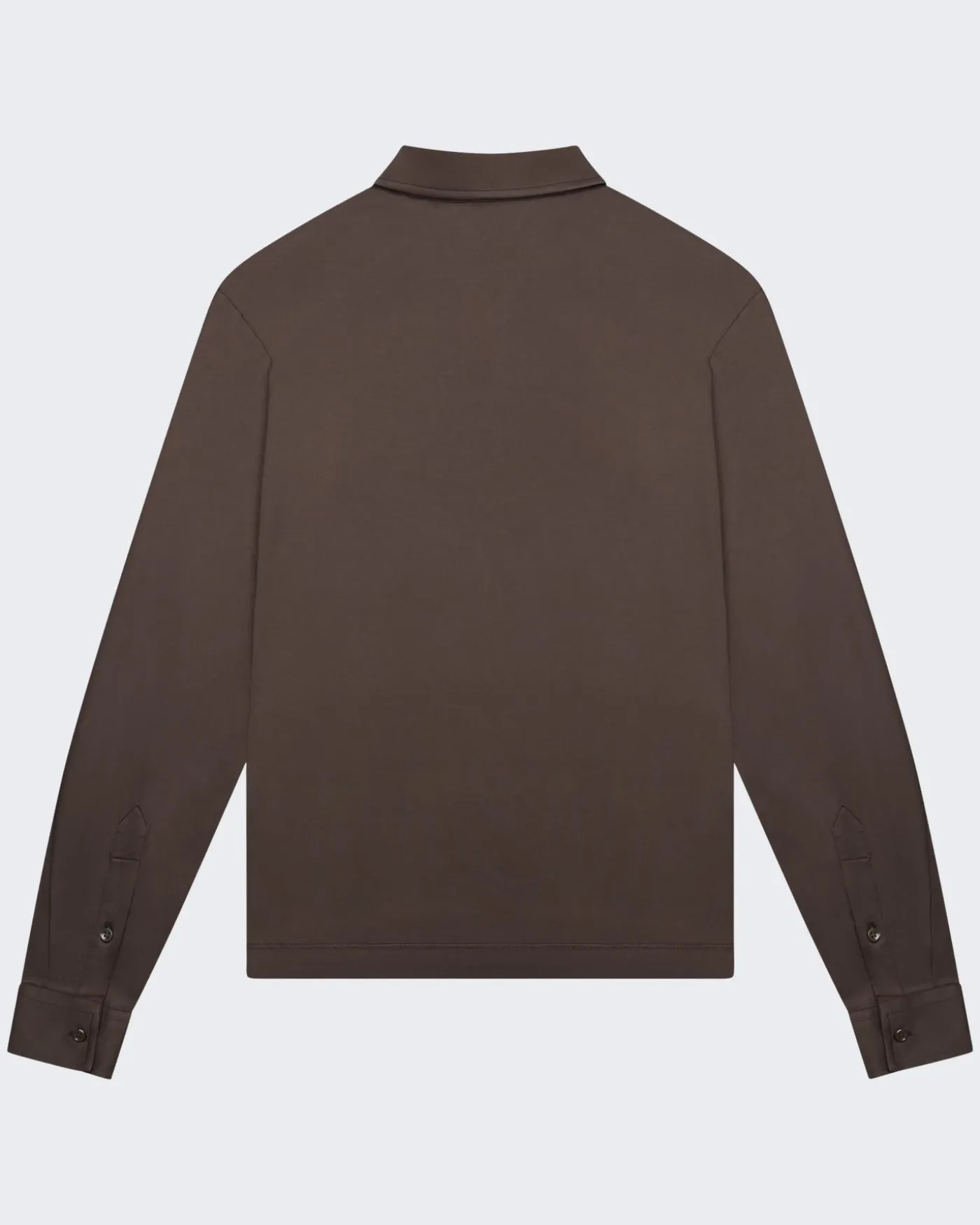 Heren Supima Polo Zip Collar L/S