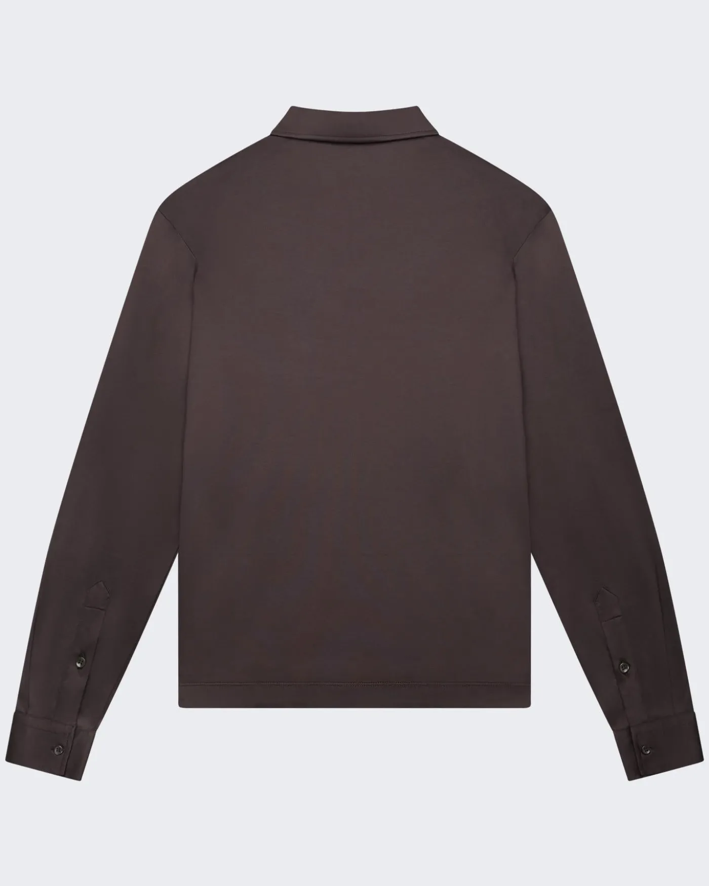 Heren Supima Polo Zip Collar L/S