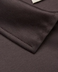 Heren Supima Polo Zip Collar L/S