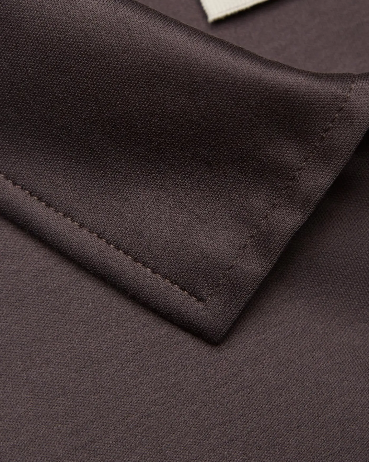 Heren Supima Polo Zip Collar L/S