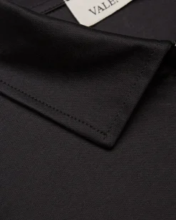 Heren Supima Polo Zip Collar L/S