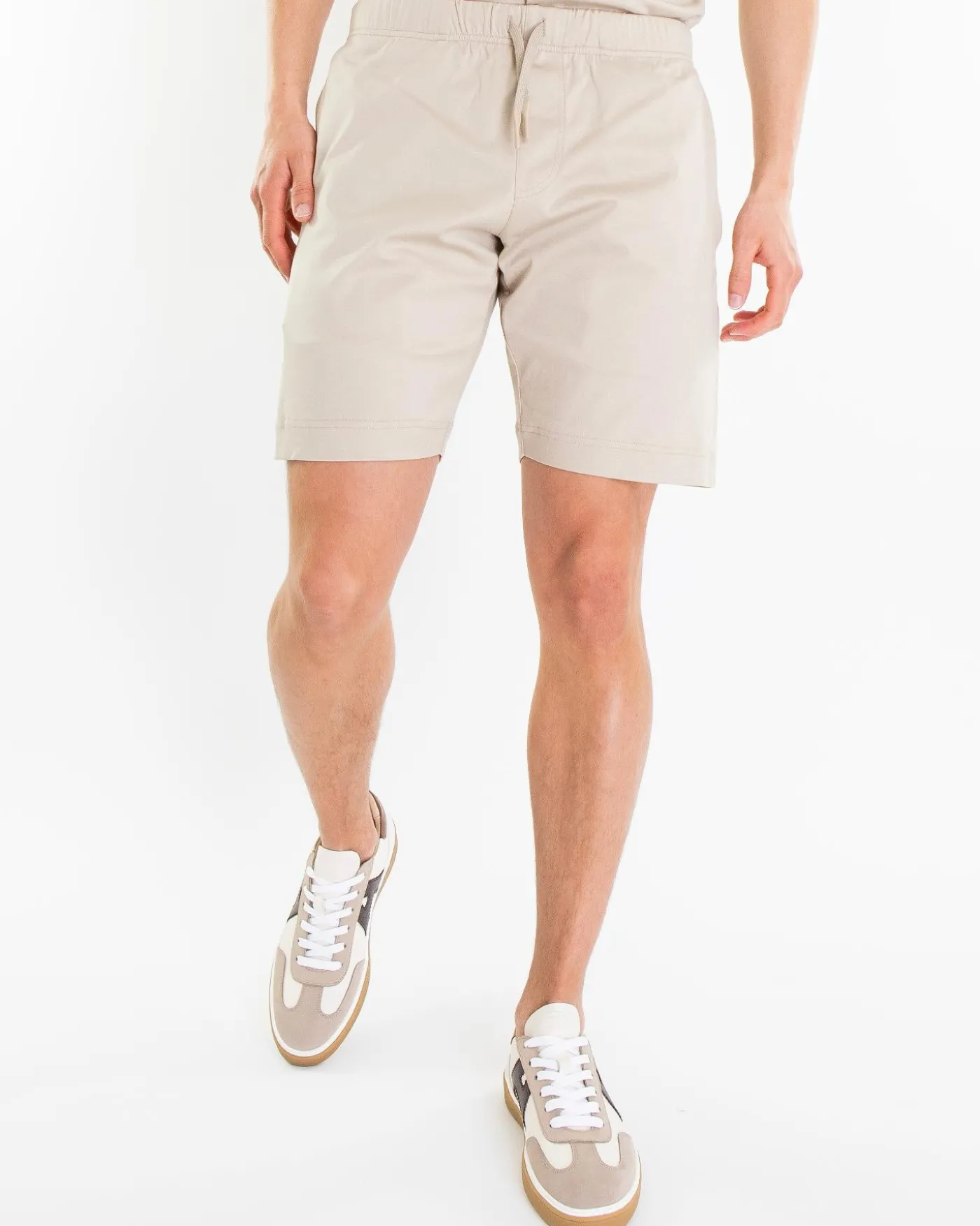 Heren Supima Sport Short Beige