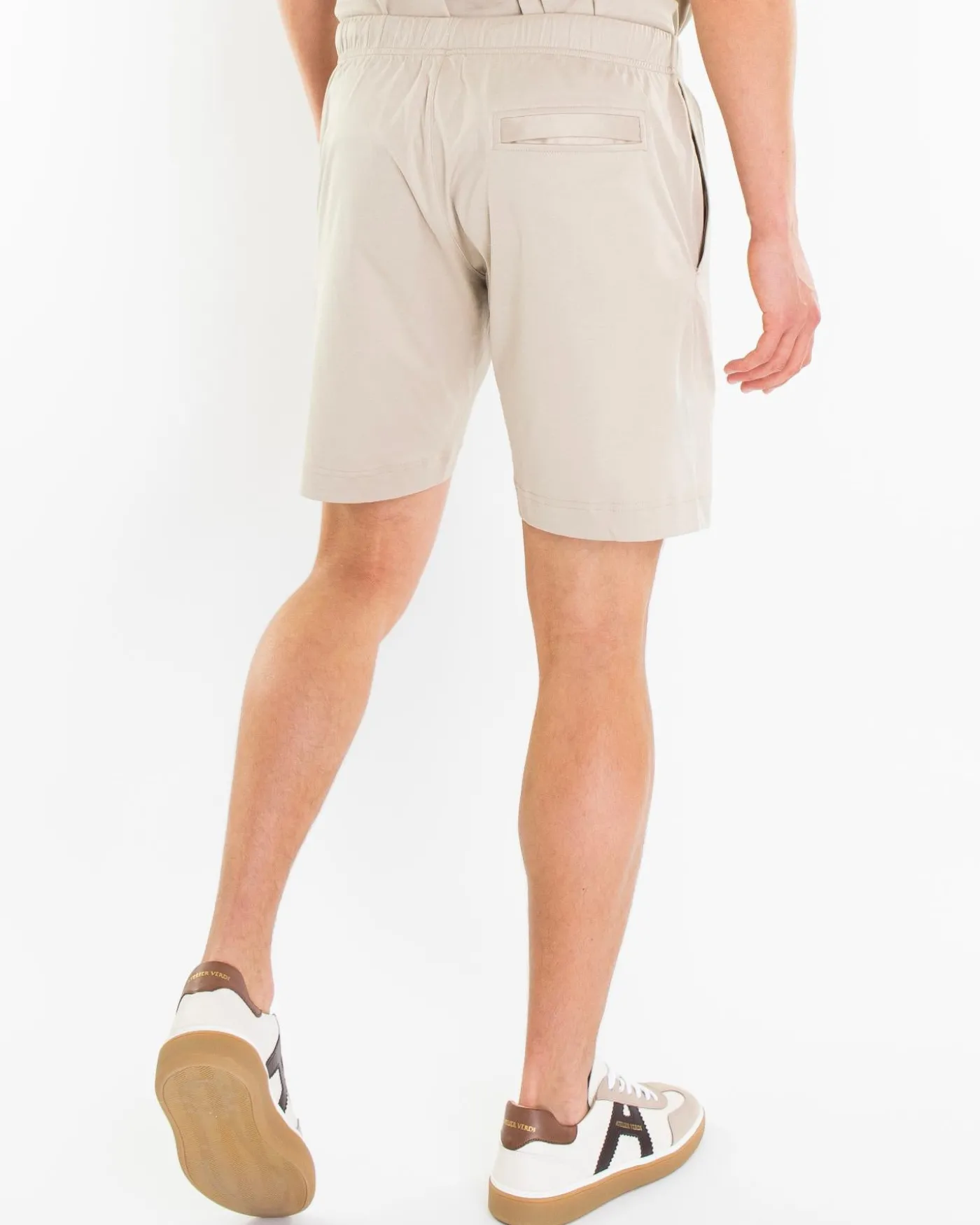 Heren Supima Sport Short Beige
