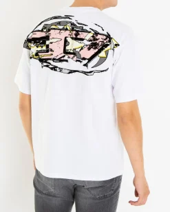 Heren T-Boxt-T24 T-Shirt Wit