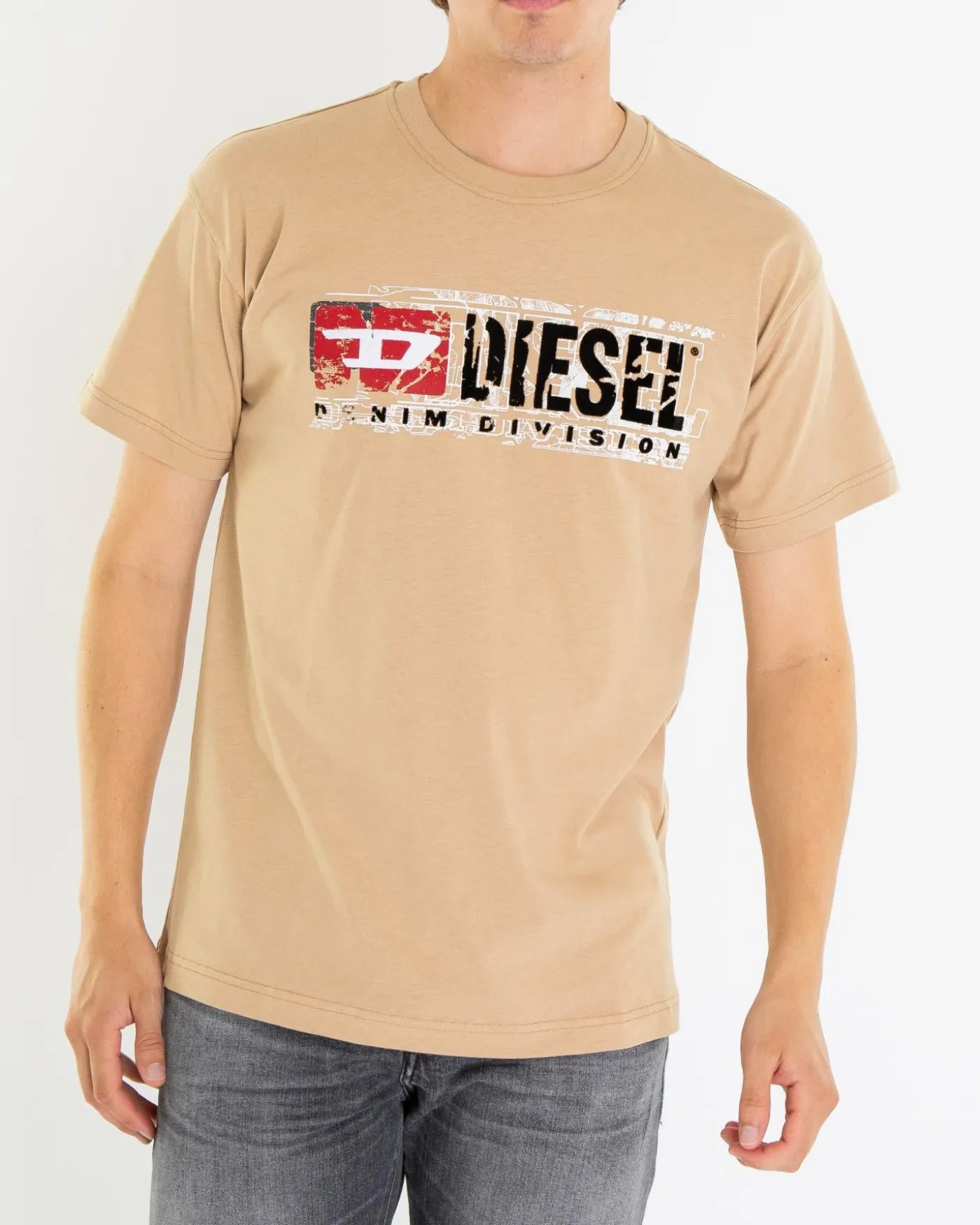 Heren T-Norm-T6 T-Shirt Beige