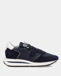 Heren Tropez Haute Sneaker Blauw