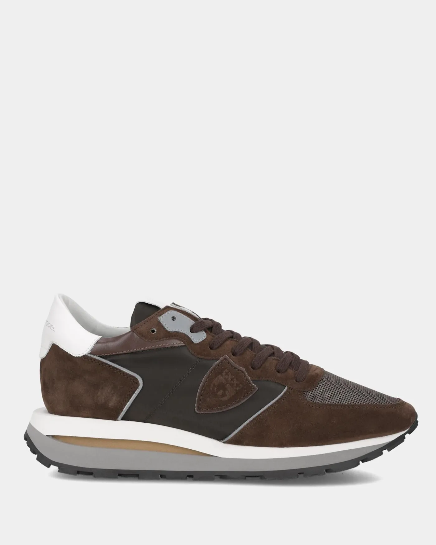 Heren Tropez Haute Sneaker Bruin