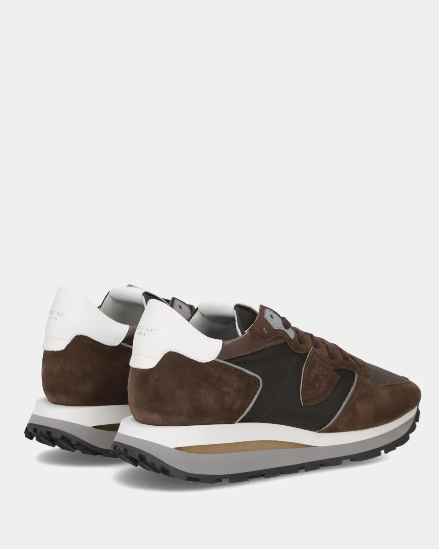 Heren Tropez Haute Sneaker Bruin