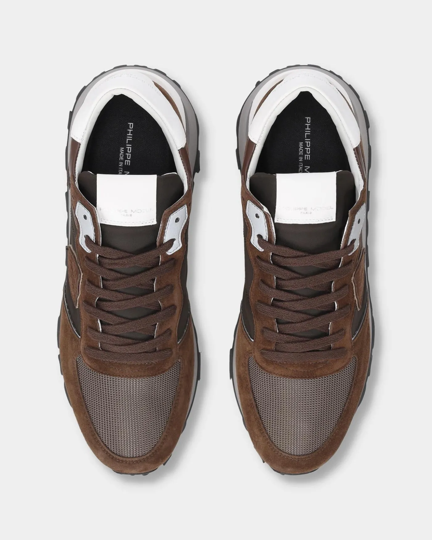 Heren Tropez Haute Sneaker Bruin