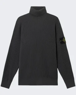 Heren Turtleneck Sweater Grijs