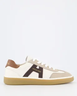 Heren Vico Sneaker Wit/Beige
