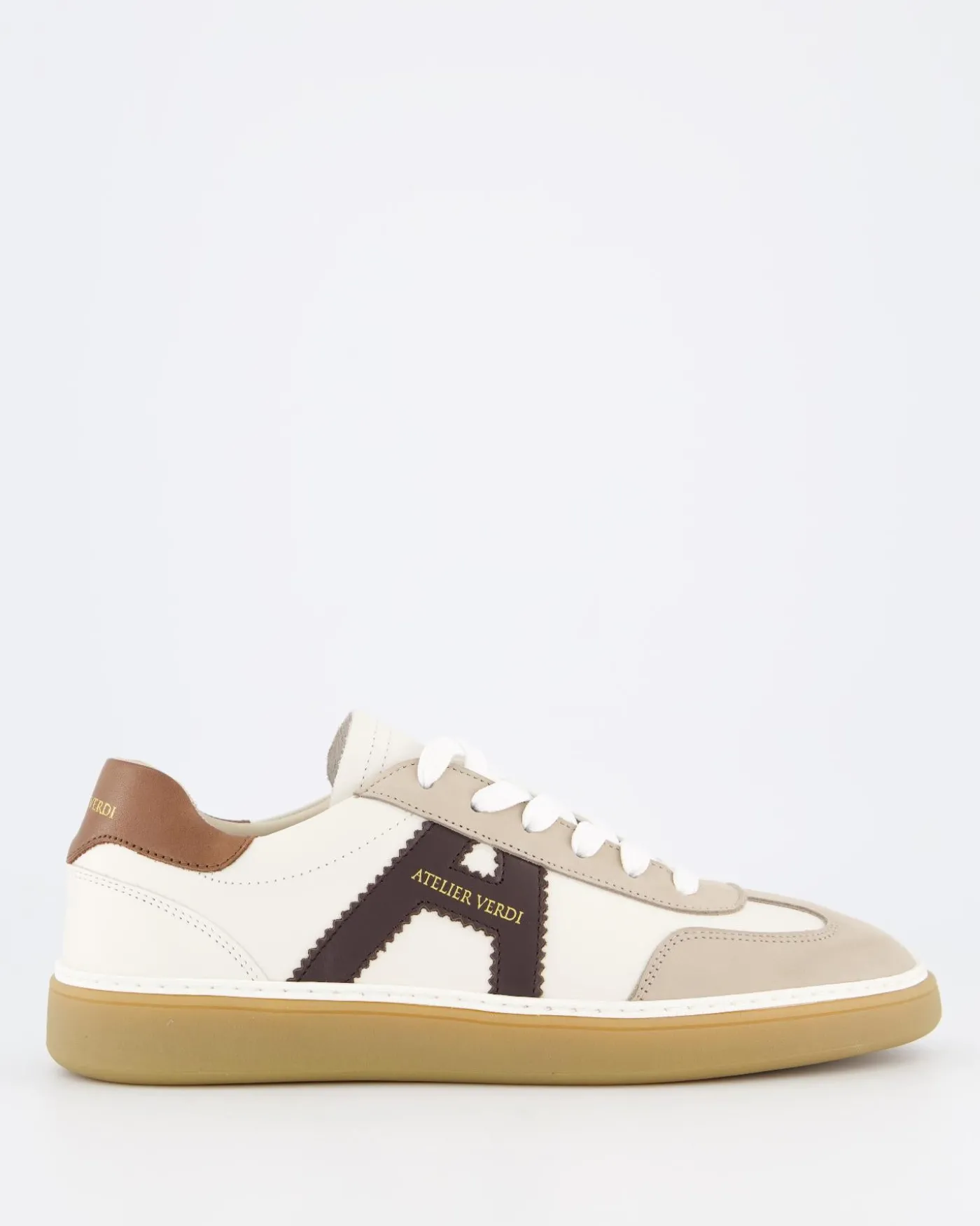 Heren Vico Sneaker Wit/Beige