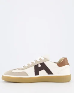 Heren Vico Sneaker Wit/Beige