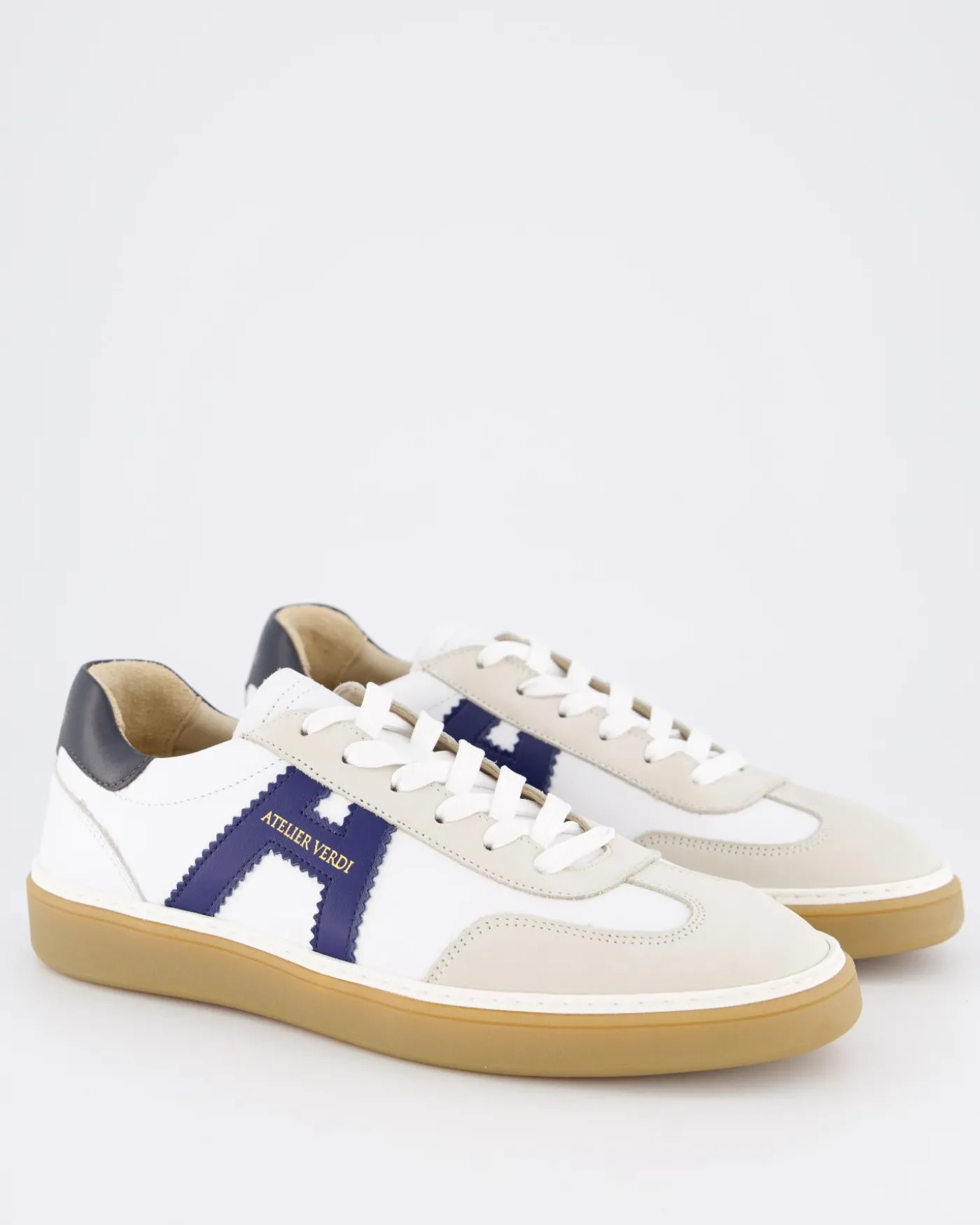 Heren Vico Sneaker Wit/Blauw