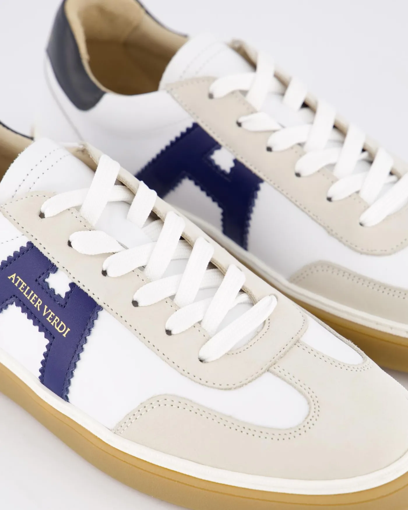 Heren Vico Sneaker Wit/Blauw