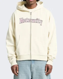 Heren Watercolor Zip Hoodie