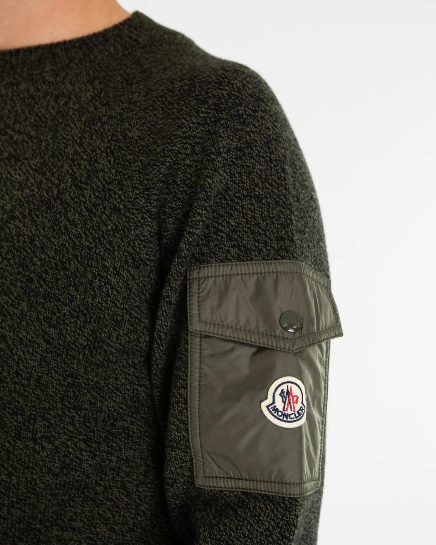Heren Wool & Casmere Jumper Grijs