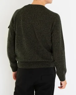 Heren Wool & Casmere Jumper Grijs