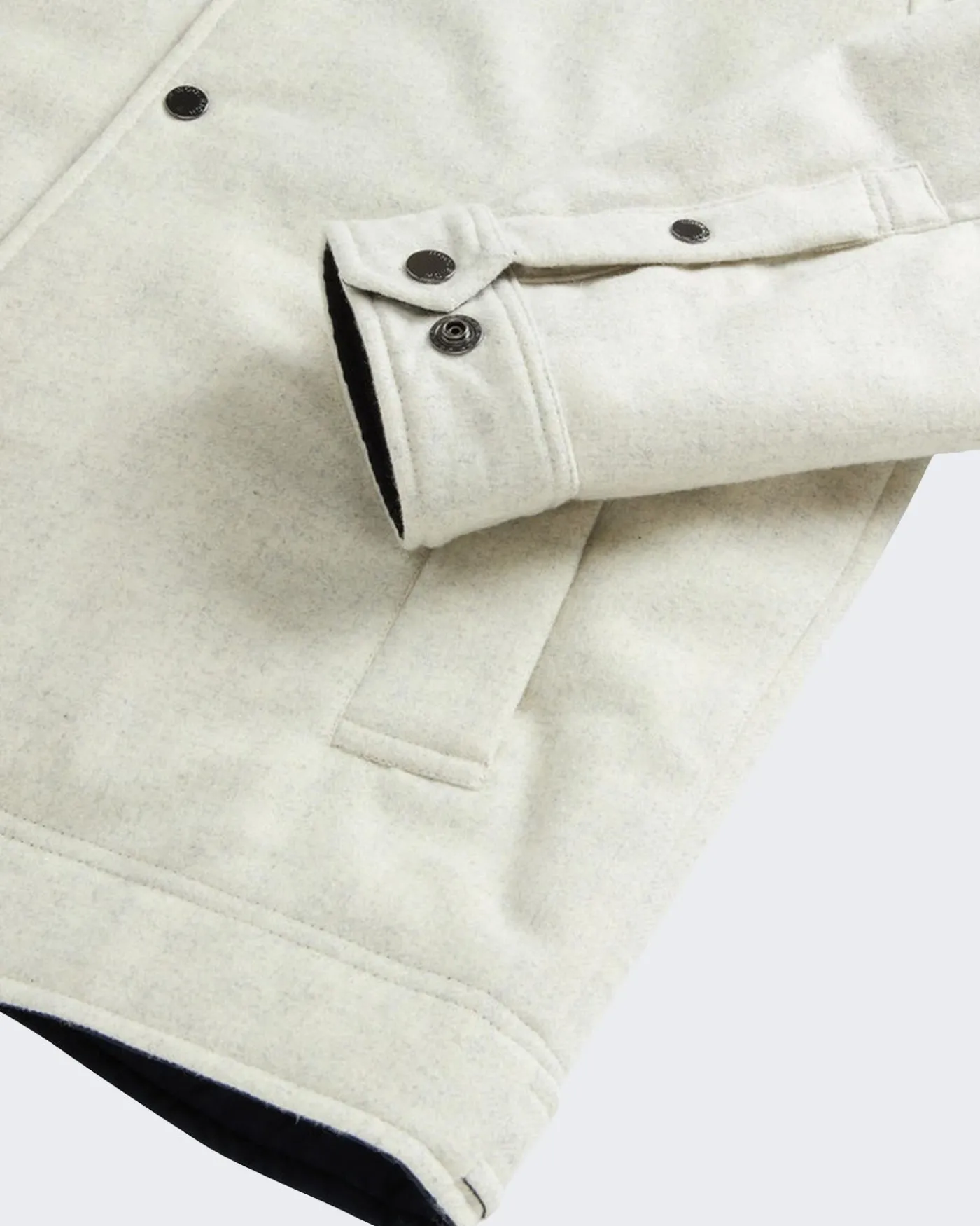 Heren Wool Keating Shirt Jacket