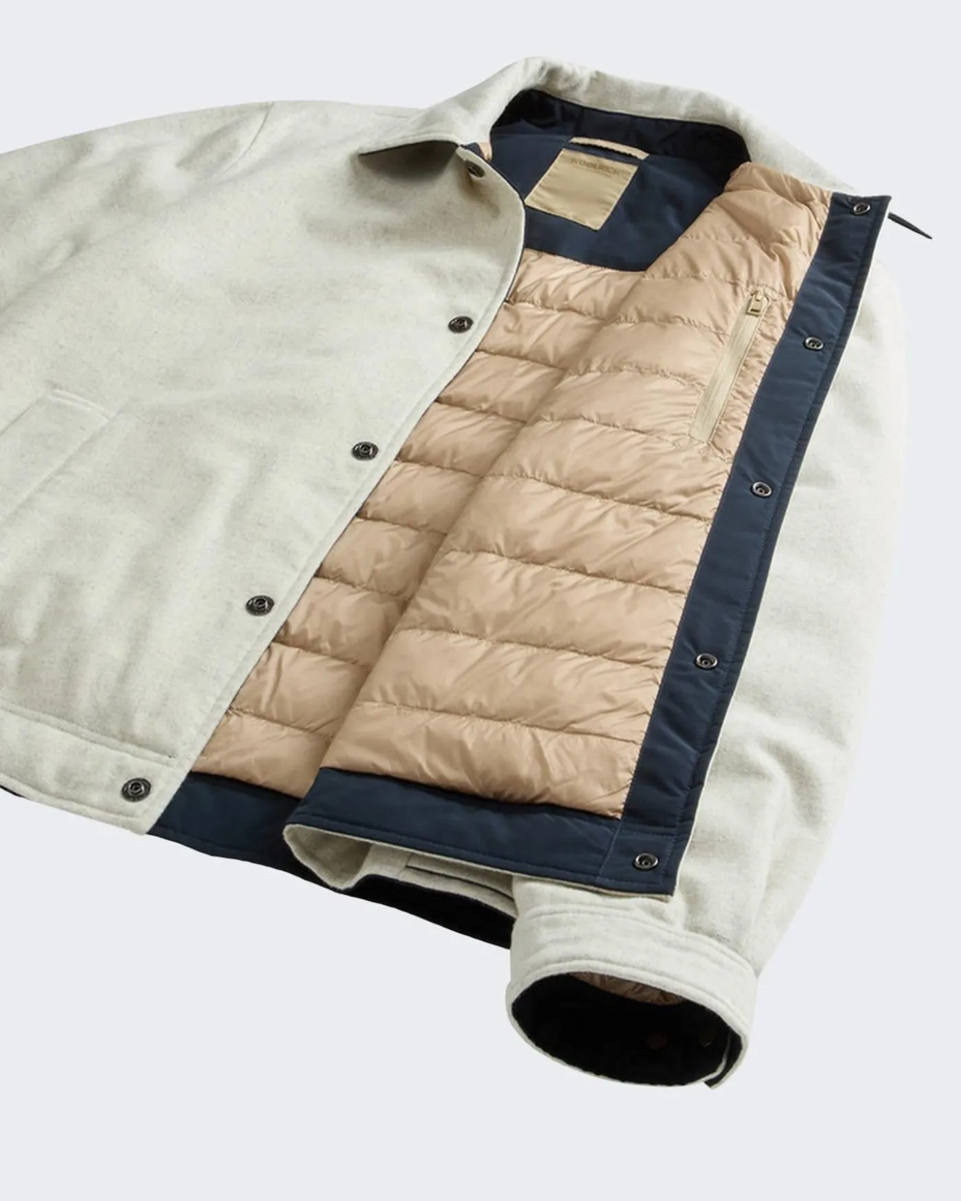 Heren Wool Keating Shirt Jacket