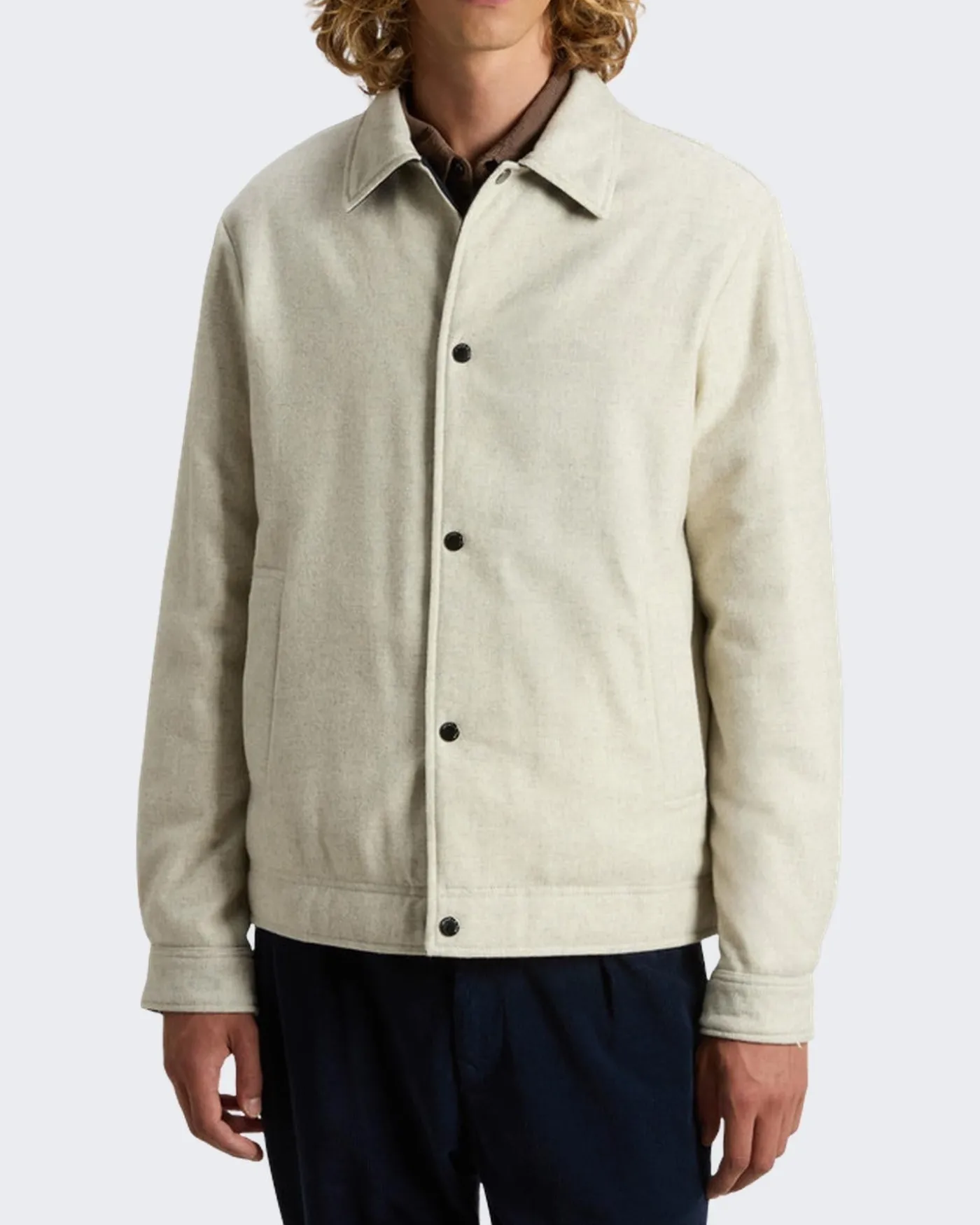 Heren Wool Keating Shirt Jacket