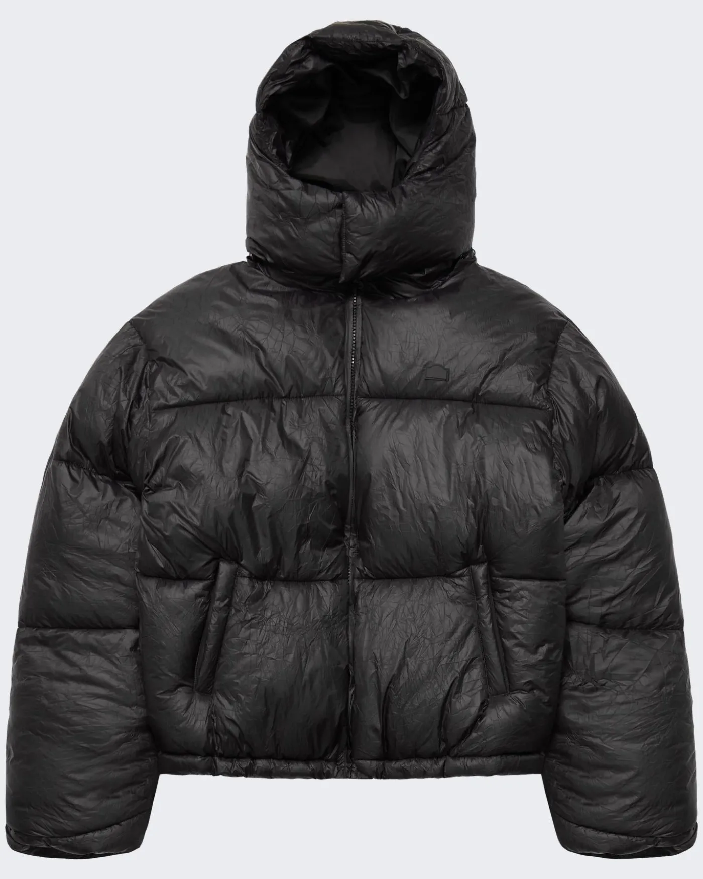 Heren Wrinkled Puffer Jacket