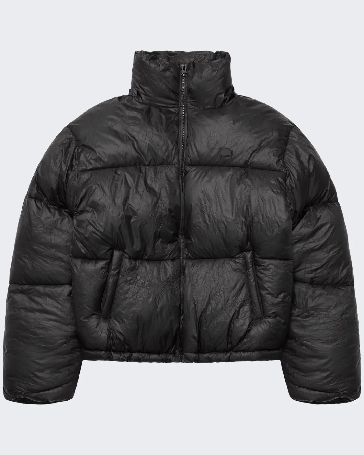 Heren Wrinkled Puffer Jacket