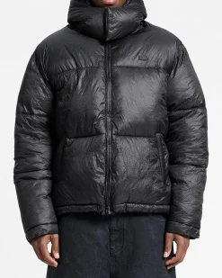 Heren Wrinkled Puffer Jacket