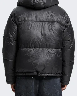 Heren Wrinkled Puffer Jacket