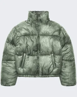 Heren Wrinkled Puffer Jacket