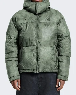 Heren Wrinkled Puffer Jacket