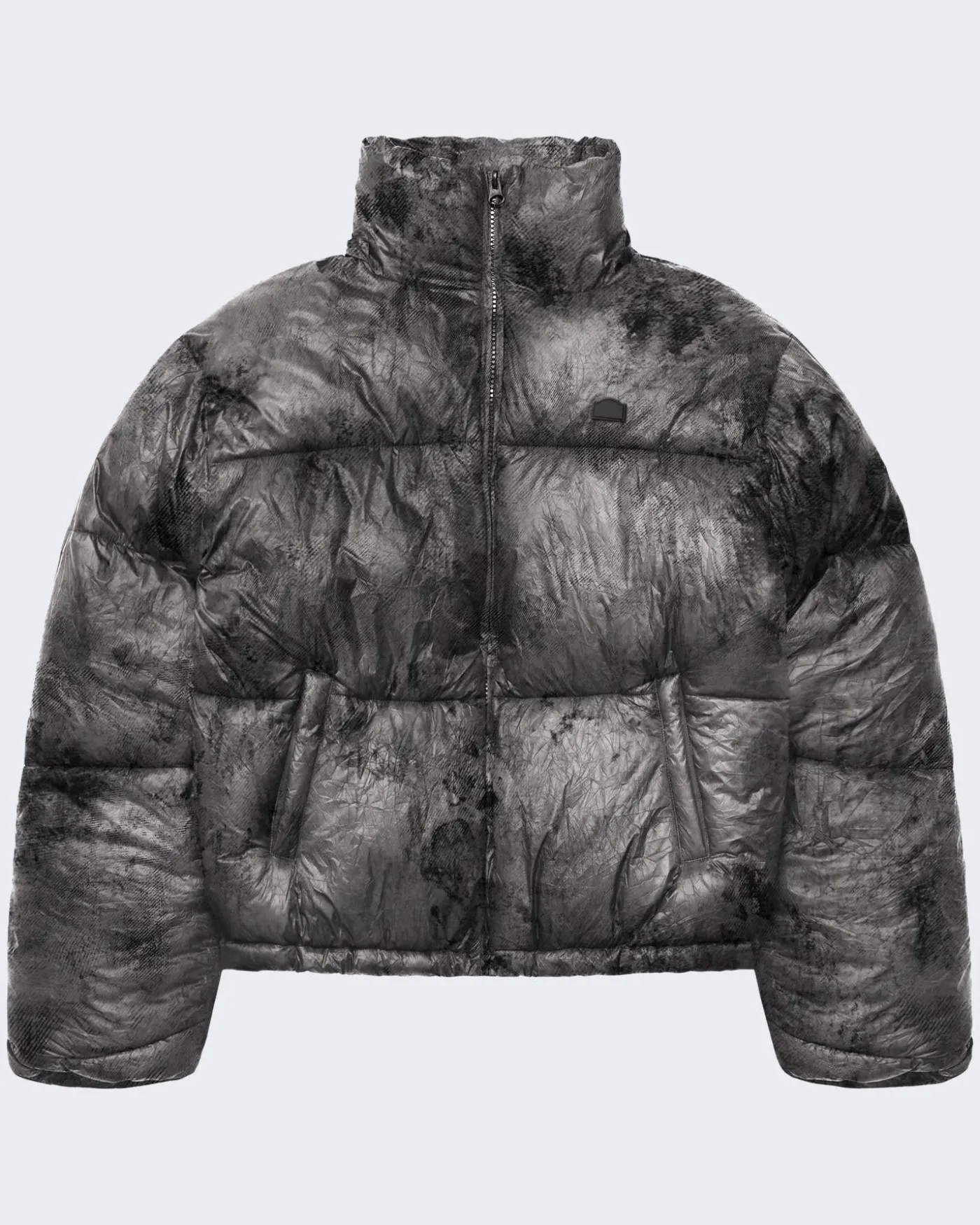 Heren Wrinkled Puffer Jacket
