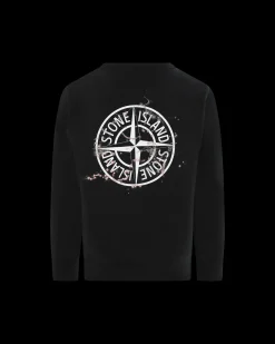Kids Compasslogo Sweater Zwart
