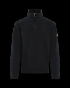 Kids Half Zip Sweater Blauw