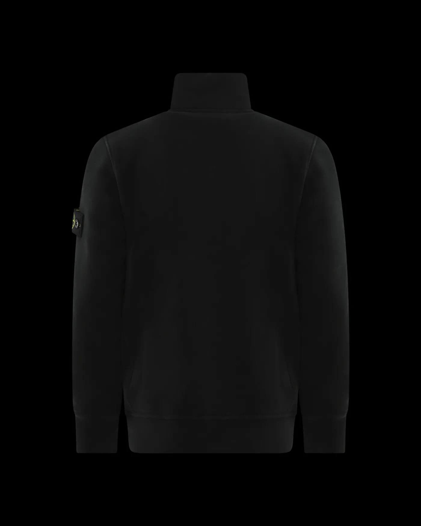Kids Half Zip Sweater Zwart