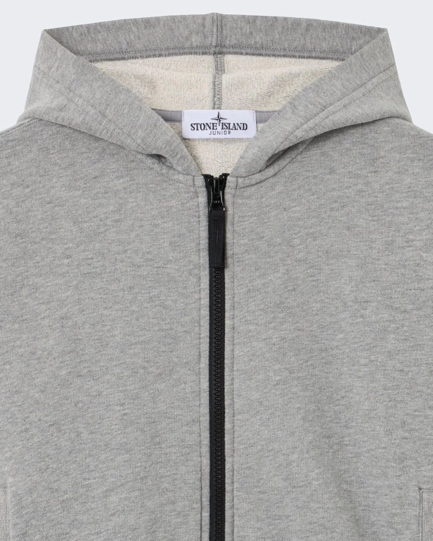 Kids Zip-up Hooded Sweater Grijs